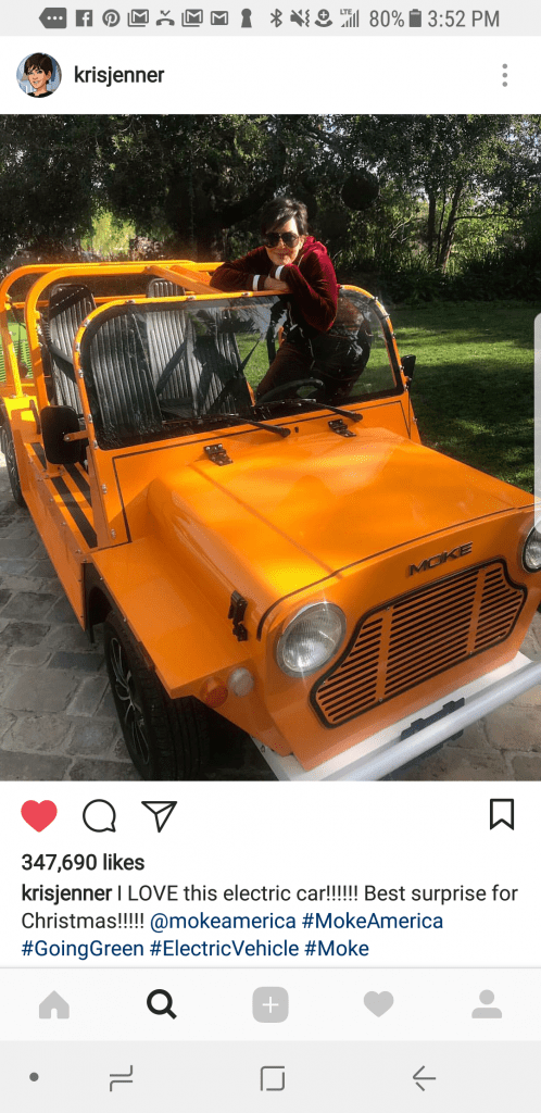 Kris Jenner Moke Jeep